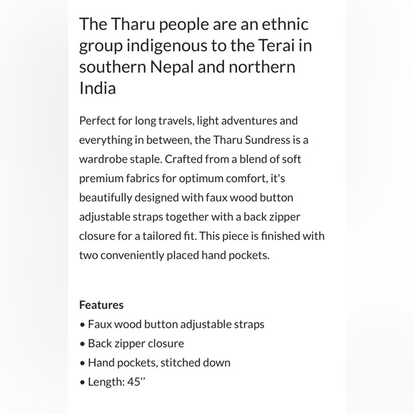 Sherpa Tharu Sundress - Picture 16 of 16